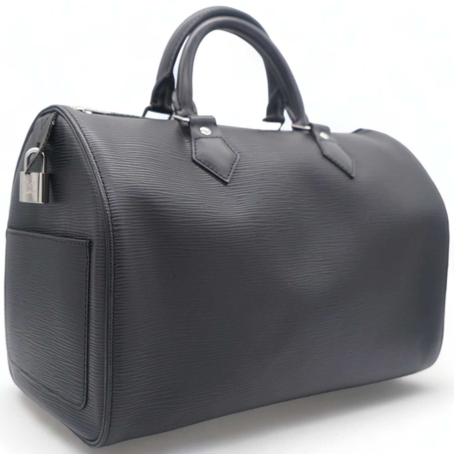 Louis-vuitton Epi Speedy 35 Hand Bag Black