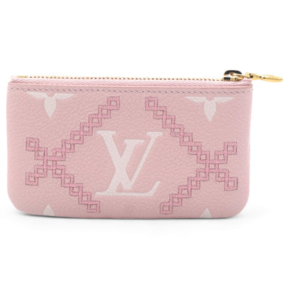 Louis-vuitton Key Pouch Monogram Empreinte Giant Broderies