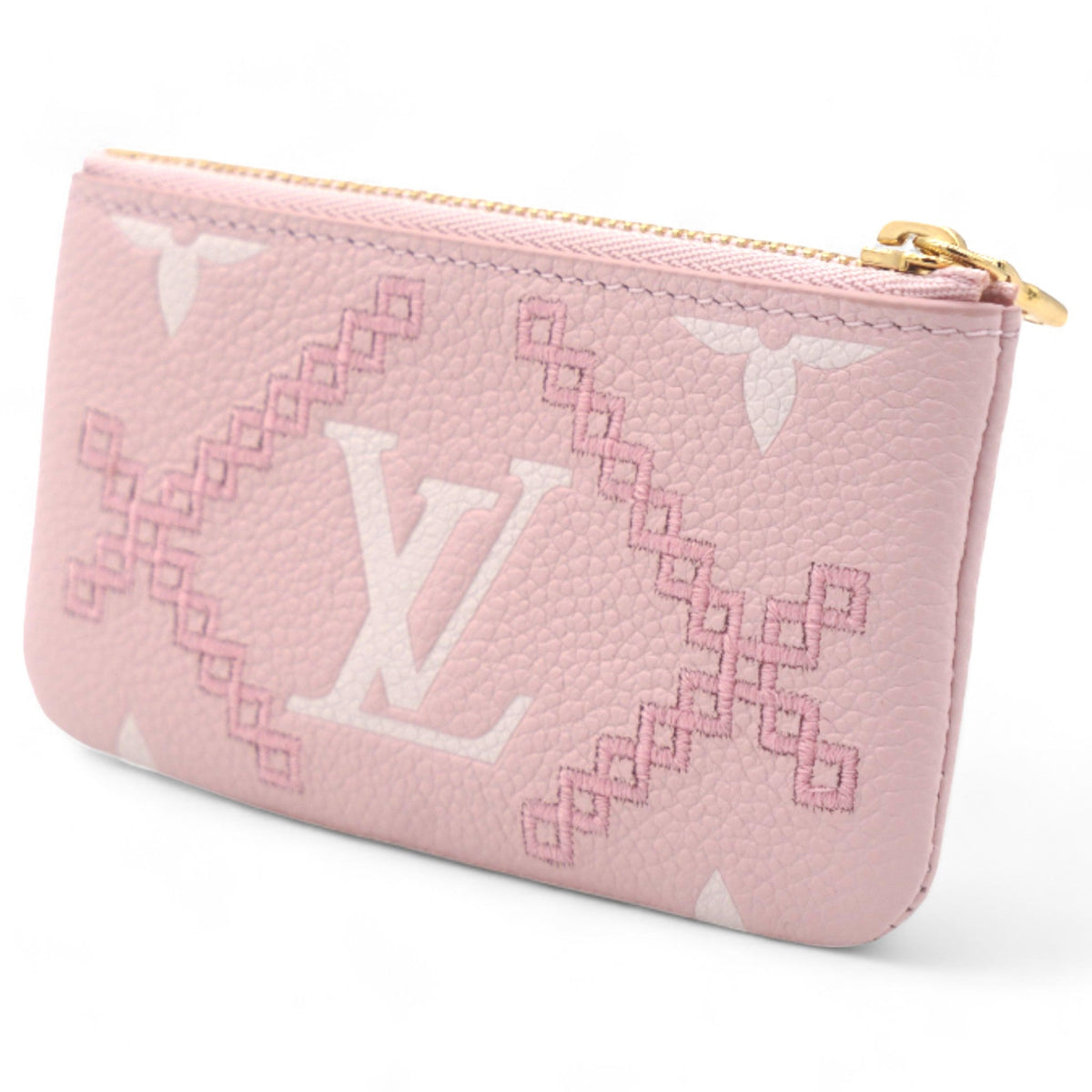 Louis-vuitton Key Pouch Monogram Empreinte Giant Broderies