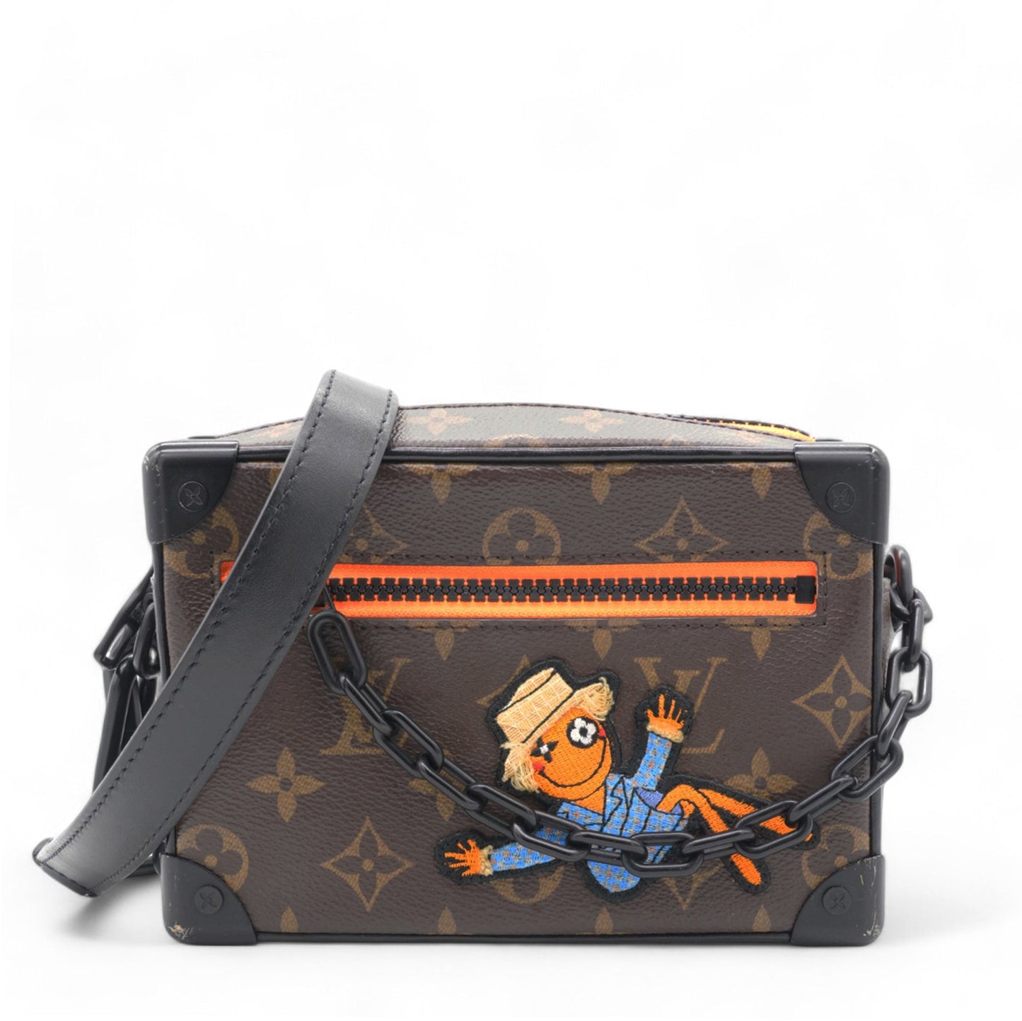 Louis-vuitton Soft Trunk Bag Monogram Canvas with LV Friends Patch Mini