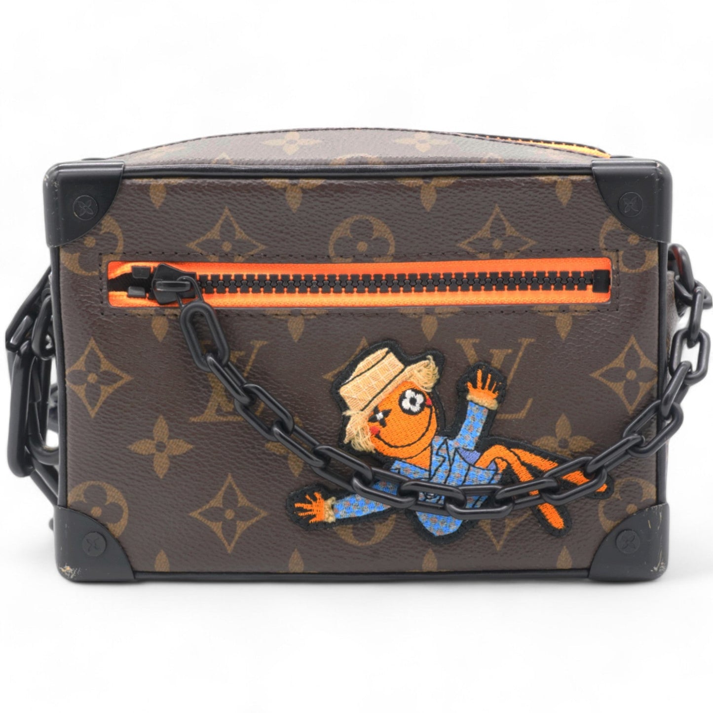 Louis-vuitton Soft Trunk Bag Monogram Canvas with LV Friends Patch Mini