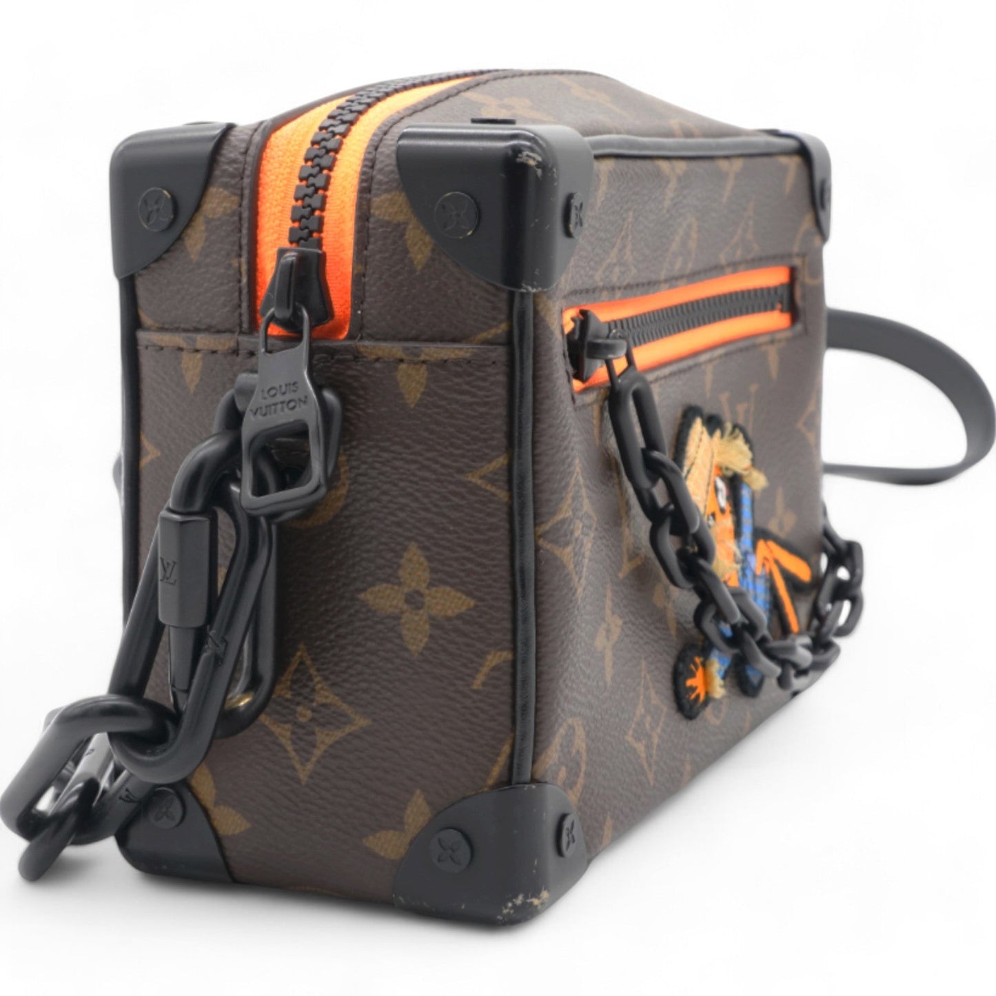 Louis-vuitton Soft Trunk Bag Monogram Canvas with LV Friends Patch Mini