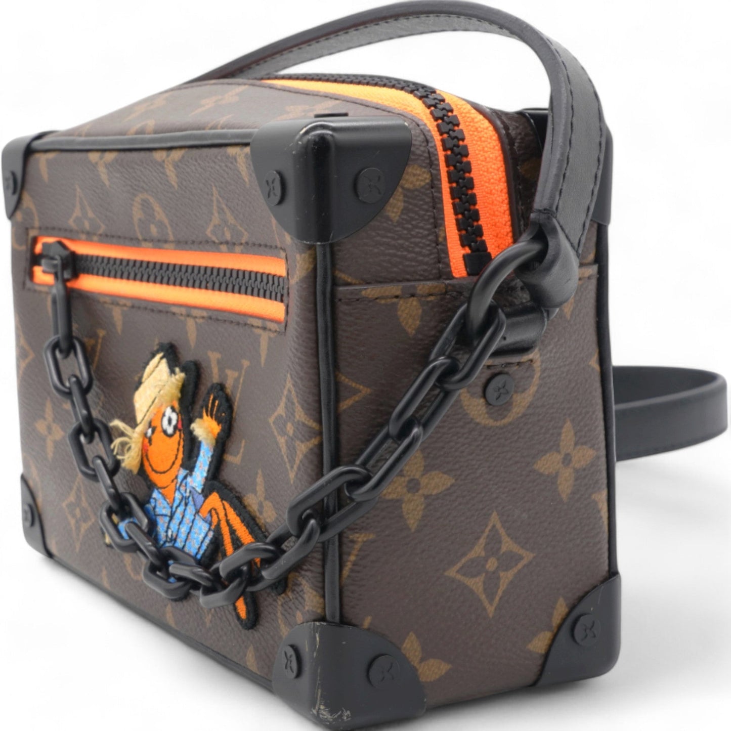 Louis-vuitton Soft Trunk Bag Monogram Canvas with LV Friends Patch Mini