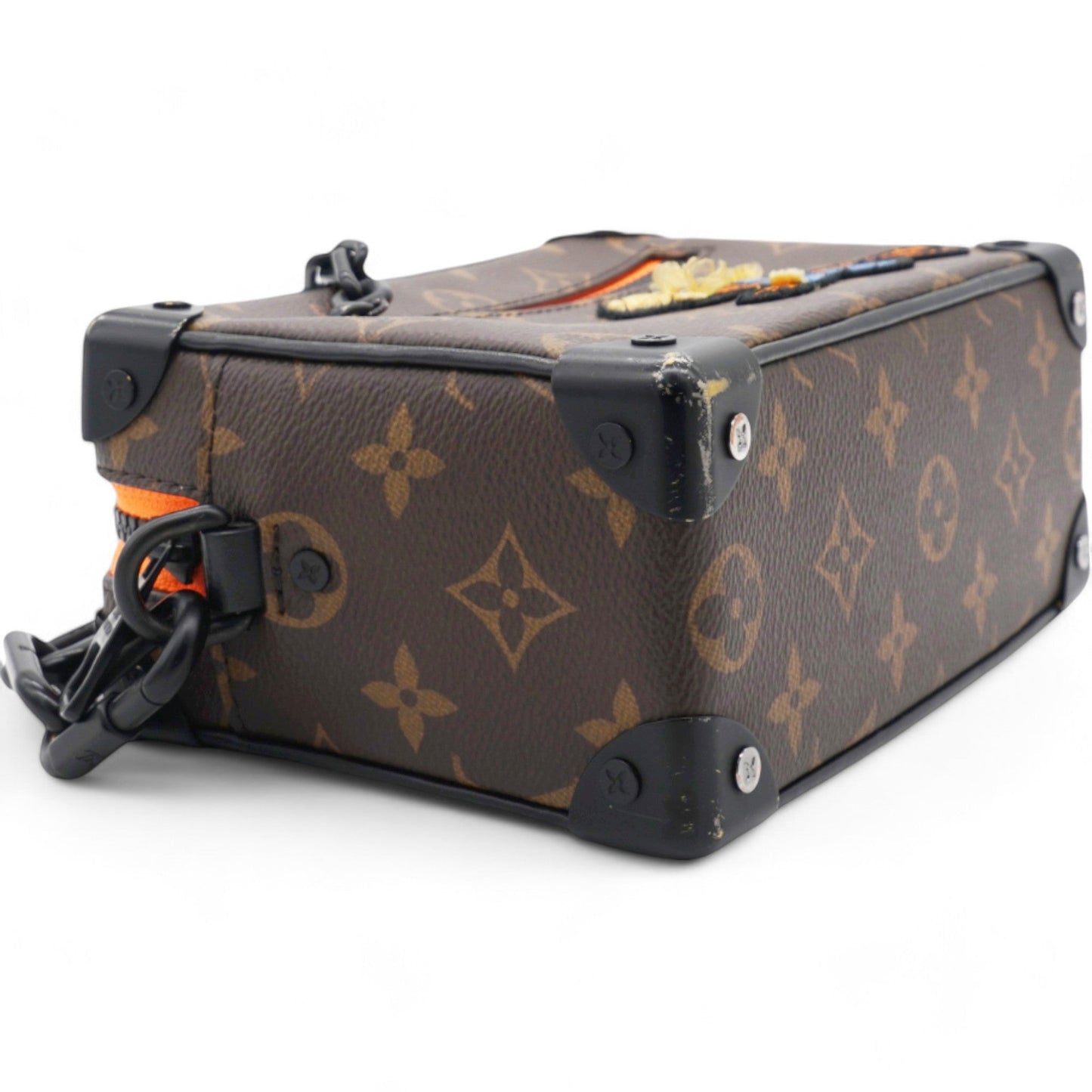 Louis-vuitton Soft Trunk Bag Monogram Canvas with LV Friends Patch Mini