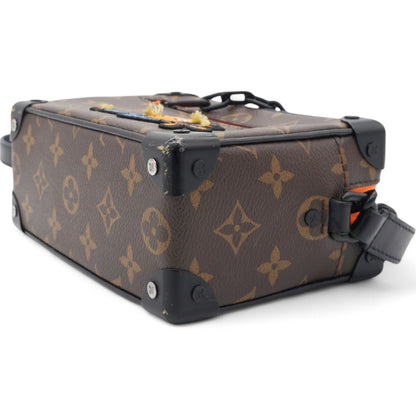 Louis-vuitton Soft Trunk Bag Monogram Canvas with LV Friends Patch Mini