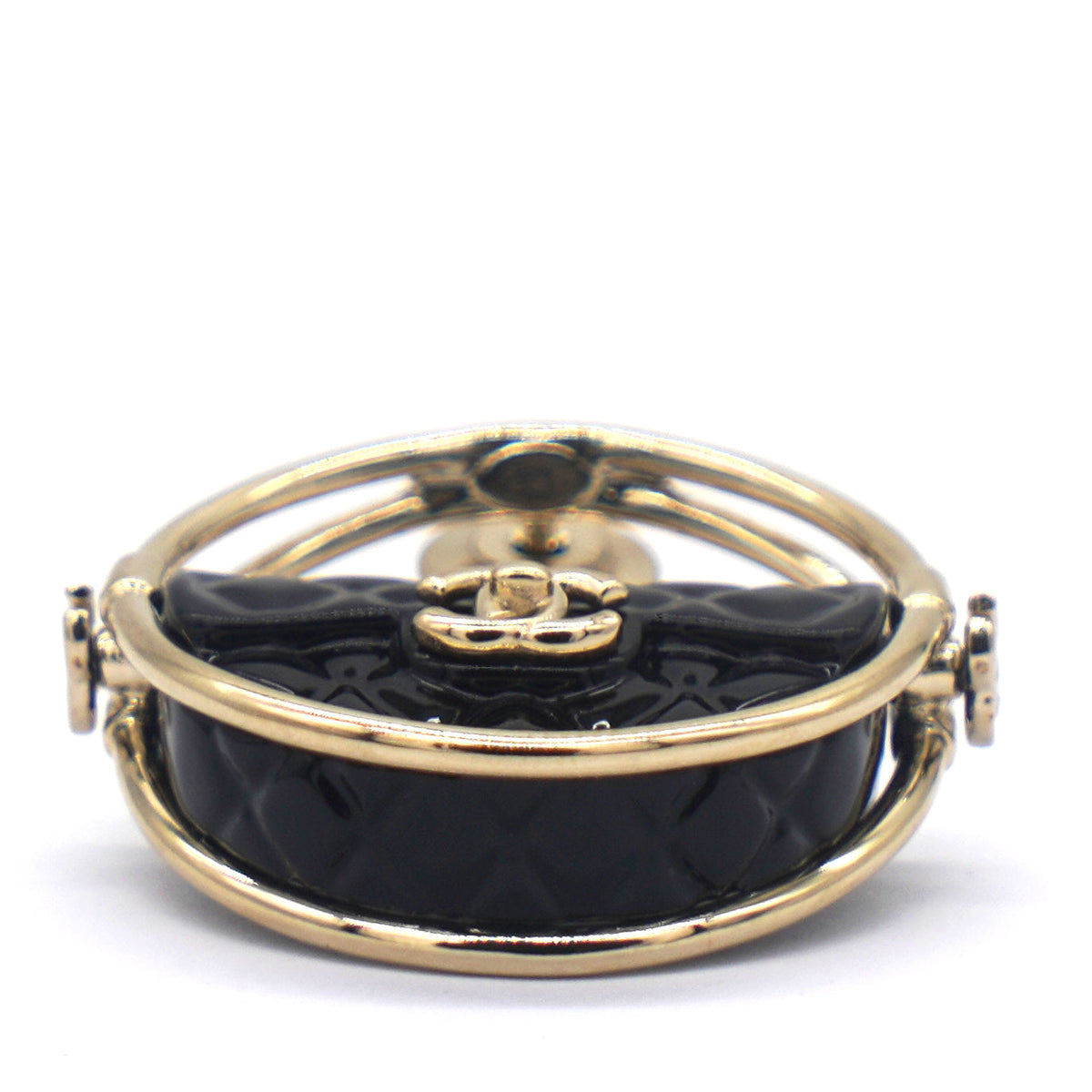 Quilted Flap Hoop Brooch