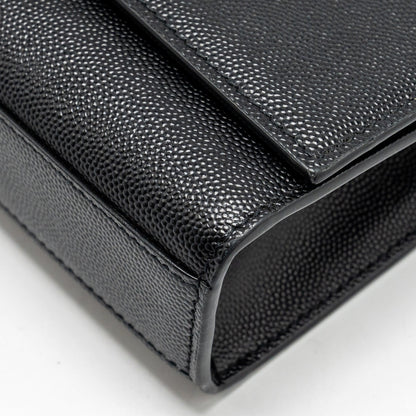 SAINT LAURENT/YSL Medium Kate Bag Grained Calfskin Black GHW