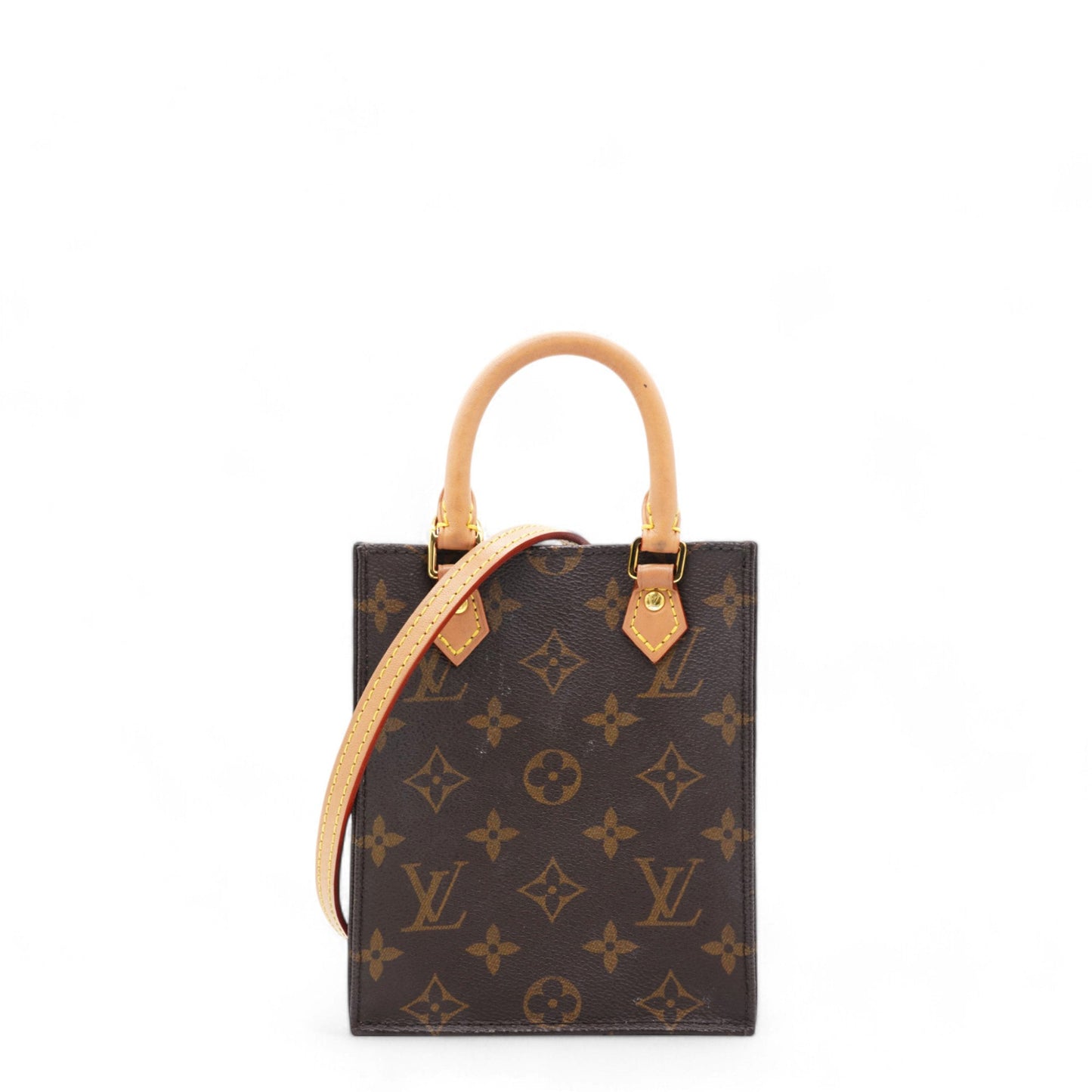 Louis-vuitton Monogram Petit Sac Plat Mini