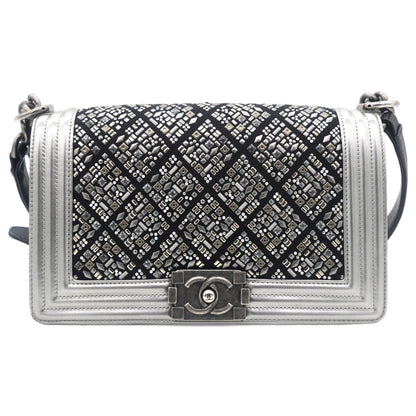 Embellished Boy Flap Bag Medium