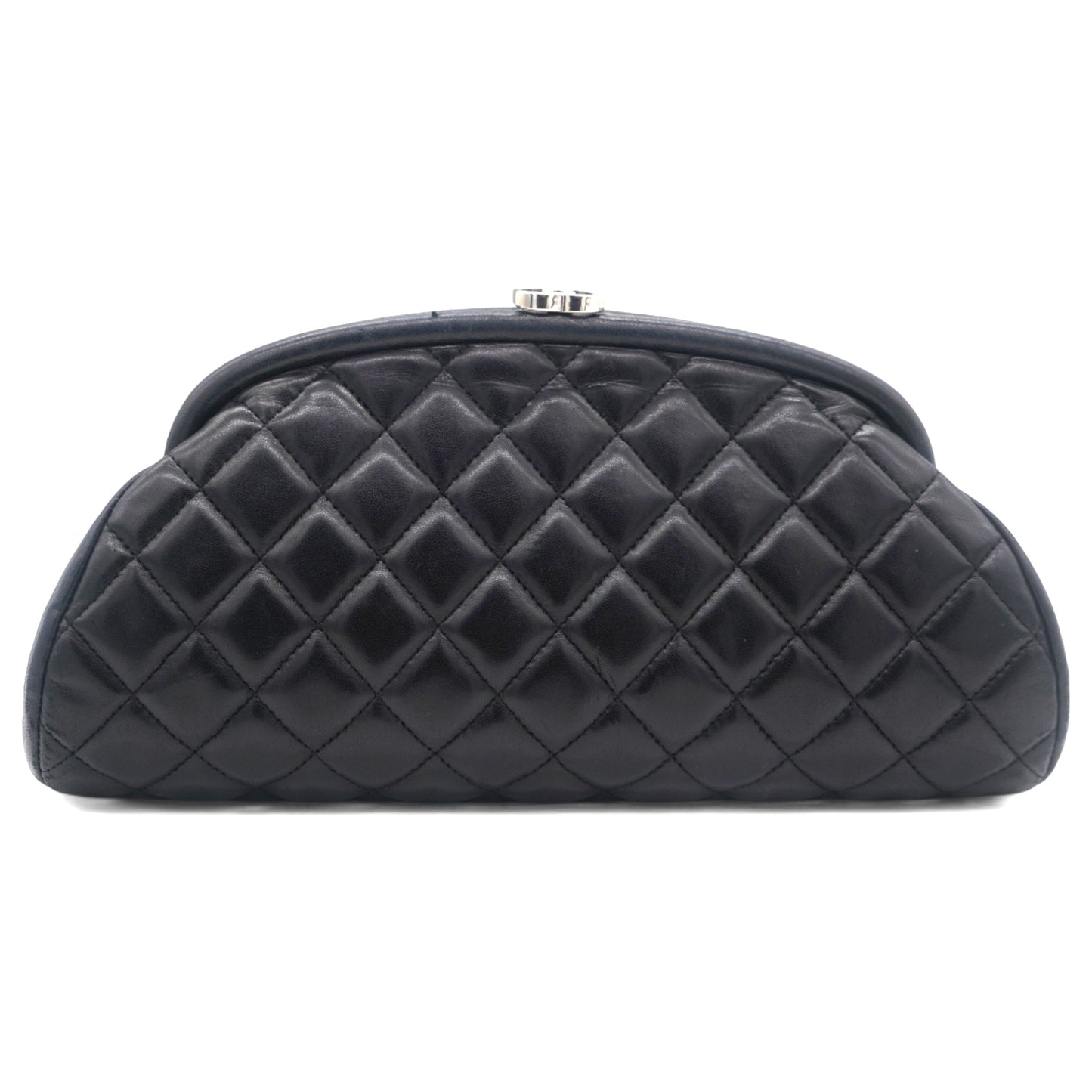 Lambskin Quilted Timeless Clutch Black
