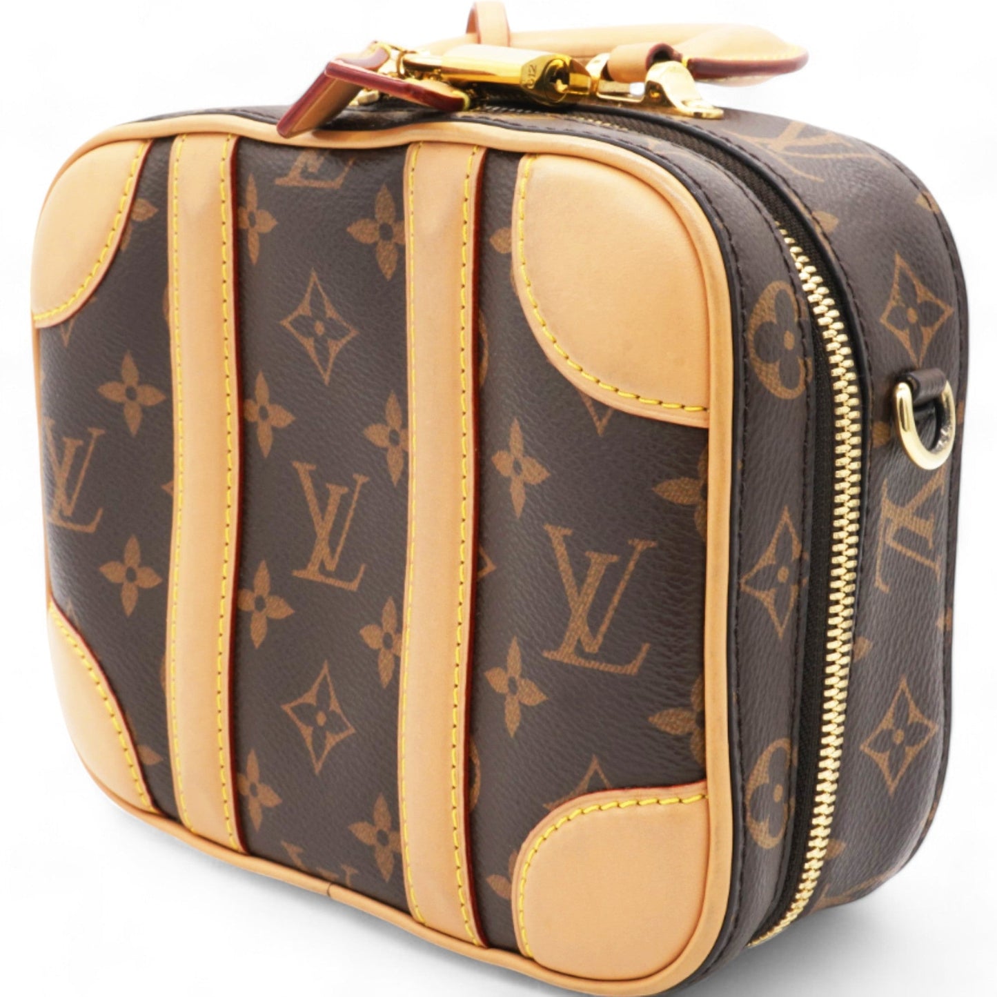 Louis-vuitton Monogram Valisette Brown