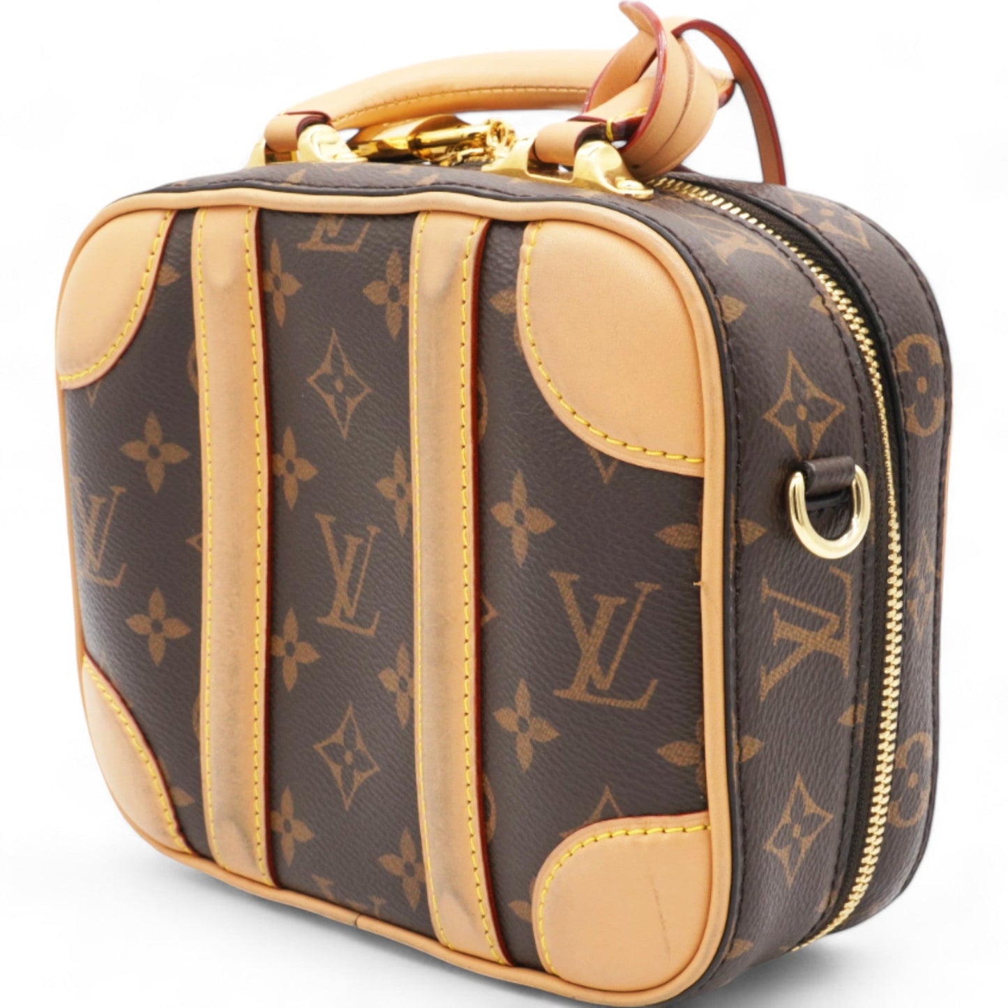 Louis-vuitton Monogram Valisette Brown