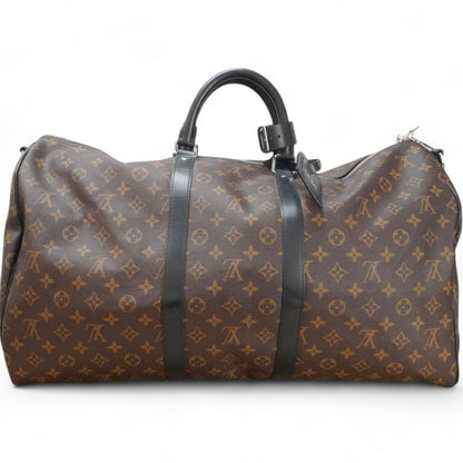 Louis-vuitton Monogram Macassar Keepall Bandouliere 55