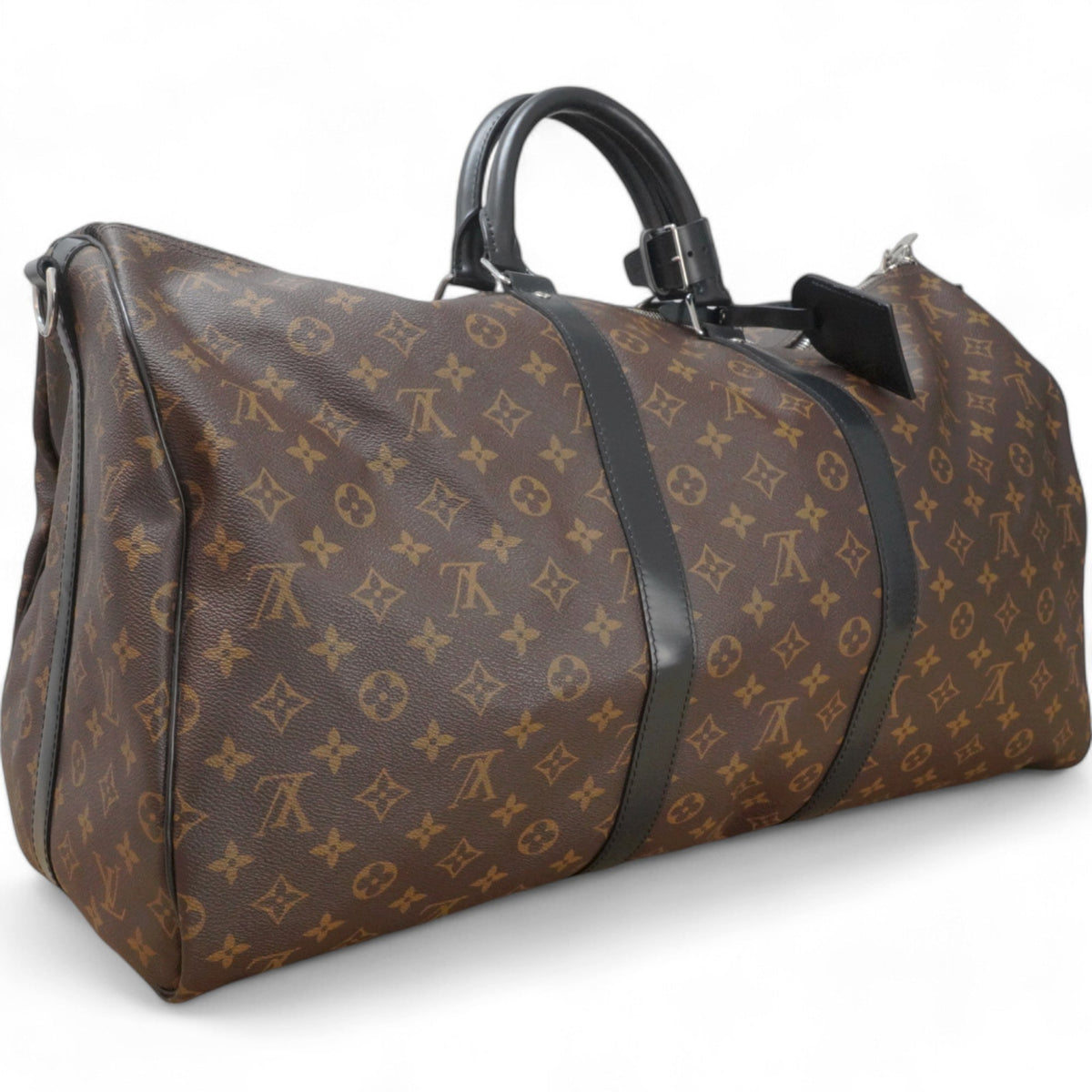 Louis-vuitton Monogram Macassar Keepall Bandouliere 55
