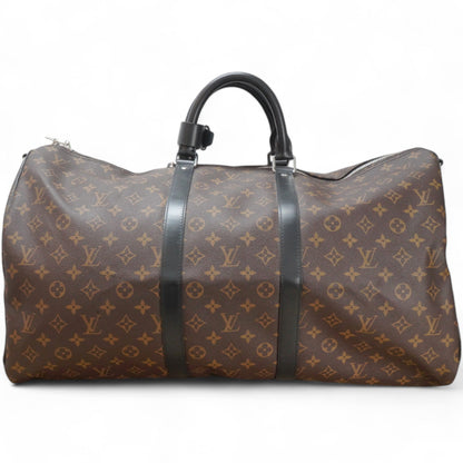 Louis-vuitton Monogram Macassar Keepall Bandouliere 55