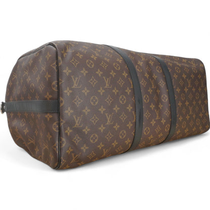Louis-vuitton Monogram Macassar Keepall Bandouliere 55
