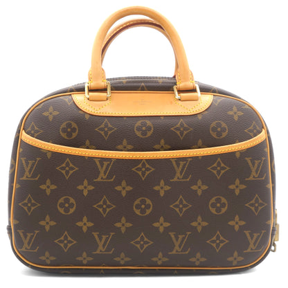 Louis-vuitton Brown Canvas Monogram Trouville Handbag