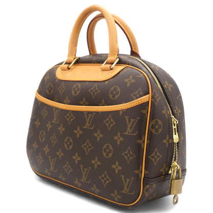 Louis-vuitton Brown Canvas Monogram Trouville Handbag