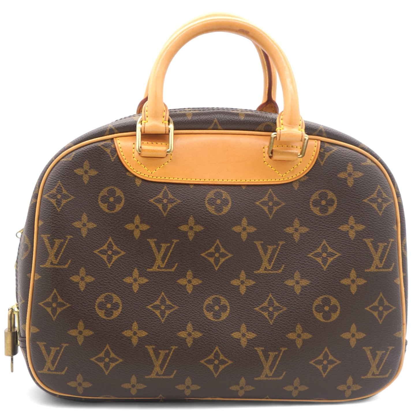 Louis-vuitton Brown Canvas Monogram Trouville Handbag
