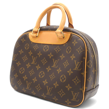 Louis-vuitton Brown Canvas Monogram Trouville Handbag