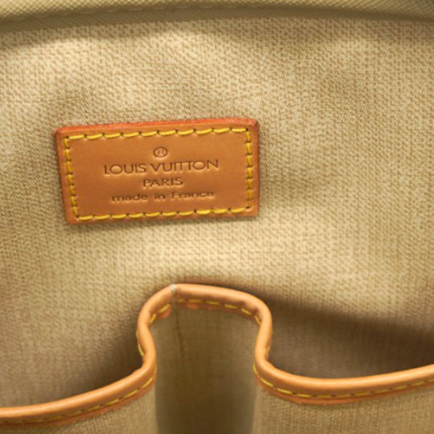 Louis-vuitton Brown Canvas Monogram Trouville Handbag