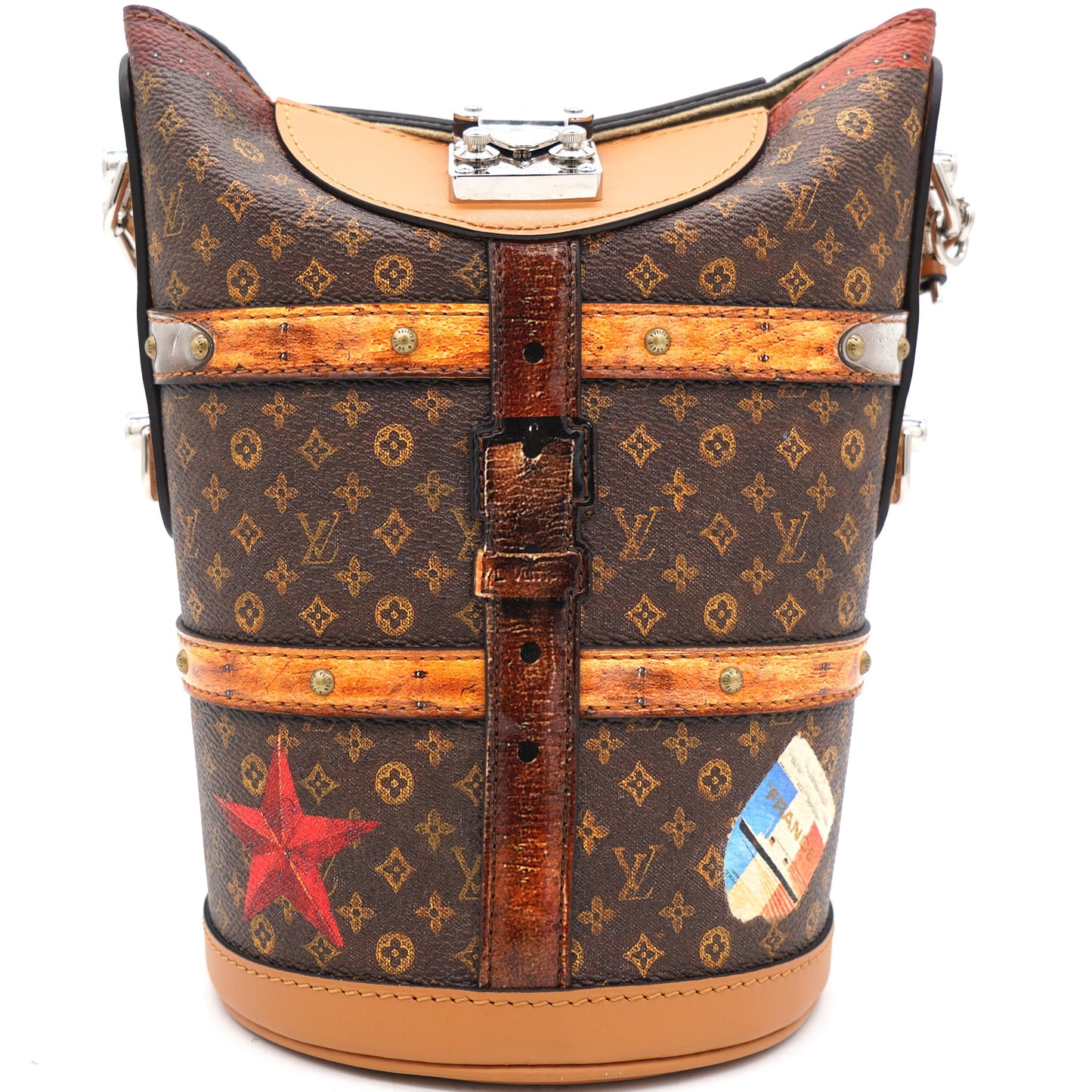 Louis-vuitton Transformed Monogram Time Trunk Duffle Bag
