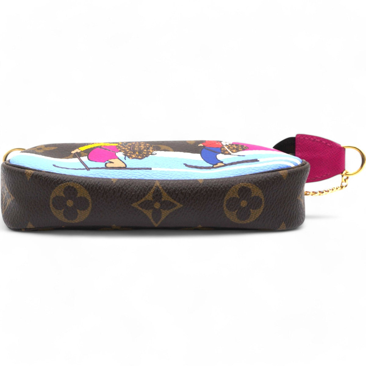Louis-vuitton Monogram Christmas Animation Mini Bears Pochette Accessories