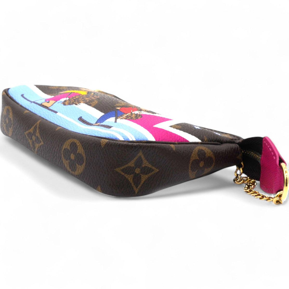 Louis-vuitton Monogram Christmas Animation Mini Bears Pochette Accessories