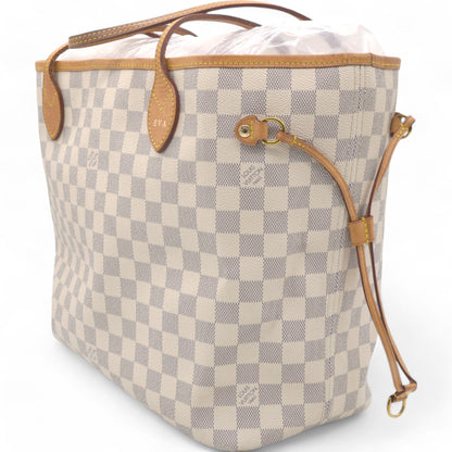 Louis-vuitton Damier Azur Neverfull MM