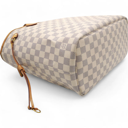 Louis-vuitton Damier Azur Neverfull MM