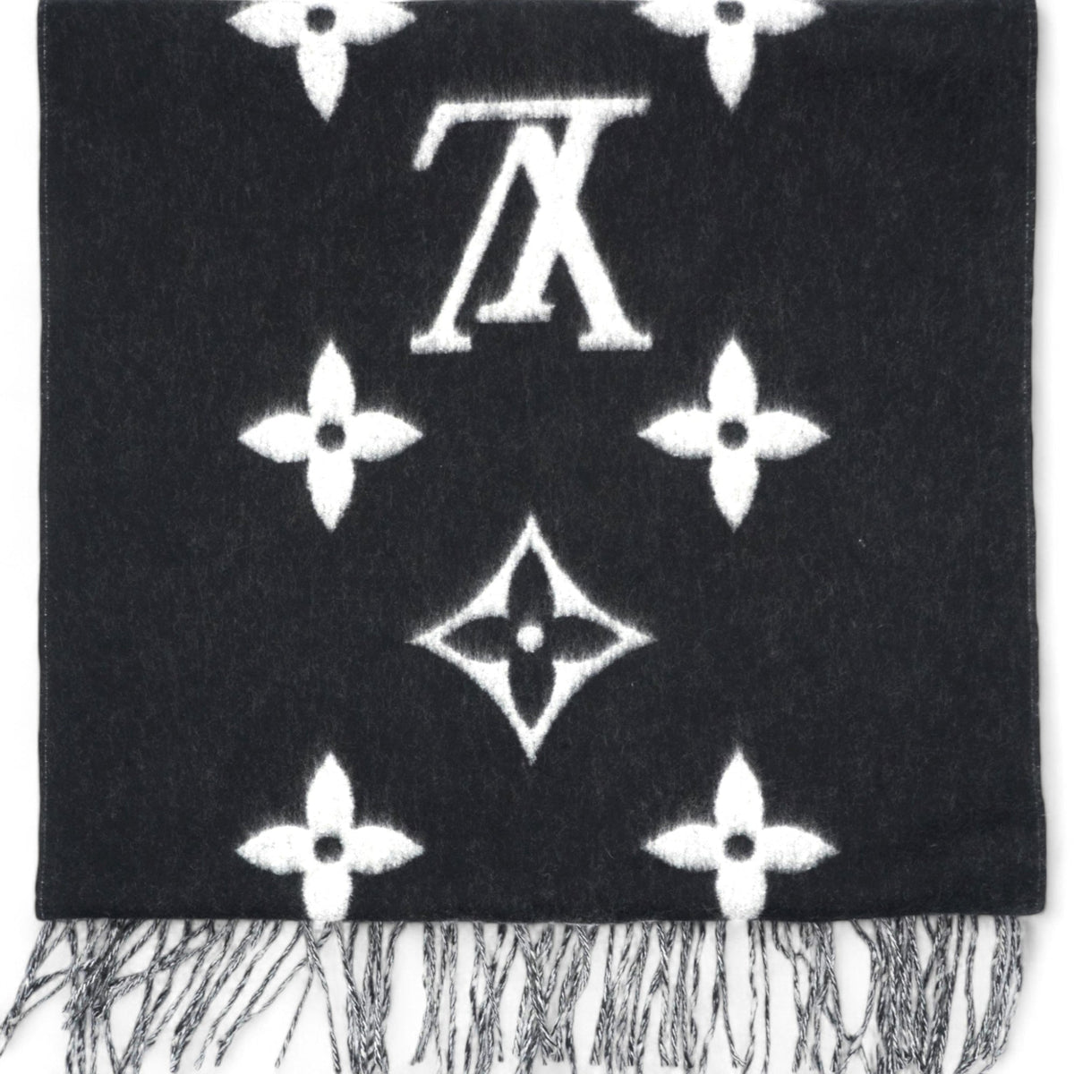 Louis-vuitton Reykjavik Scarf Cashmere Black