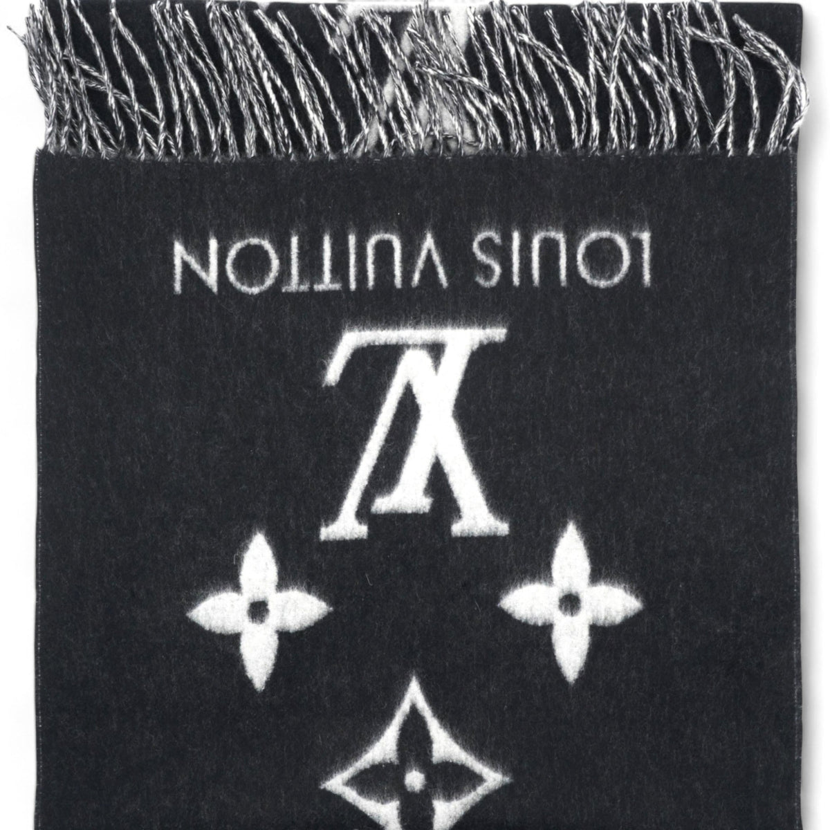 Louis-vuitton Reykjavik Scarf Cashmere Black