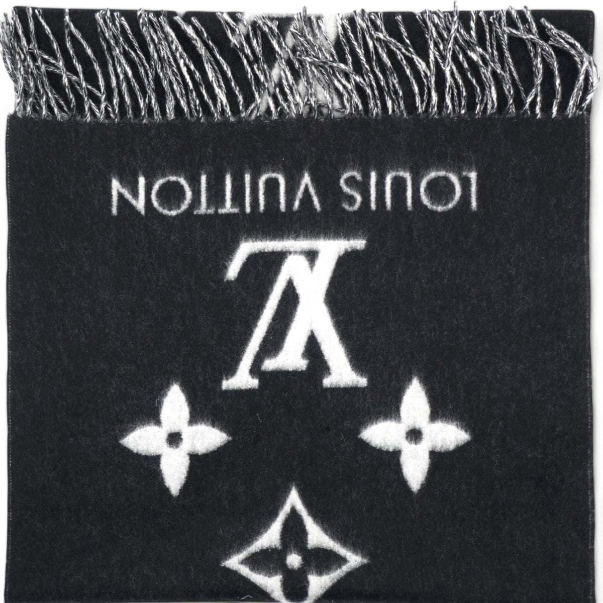 Louis-vuitton Reykjavik Scarf Cashmere Black