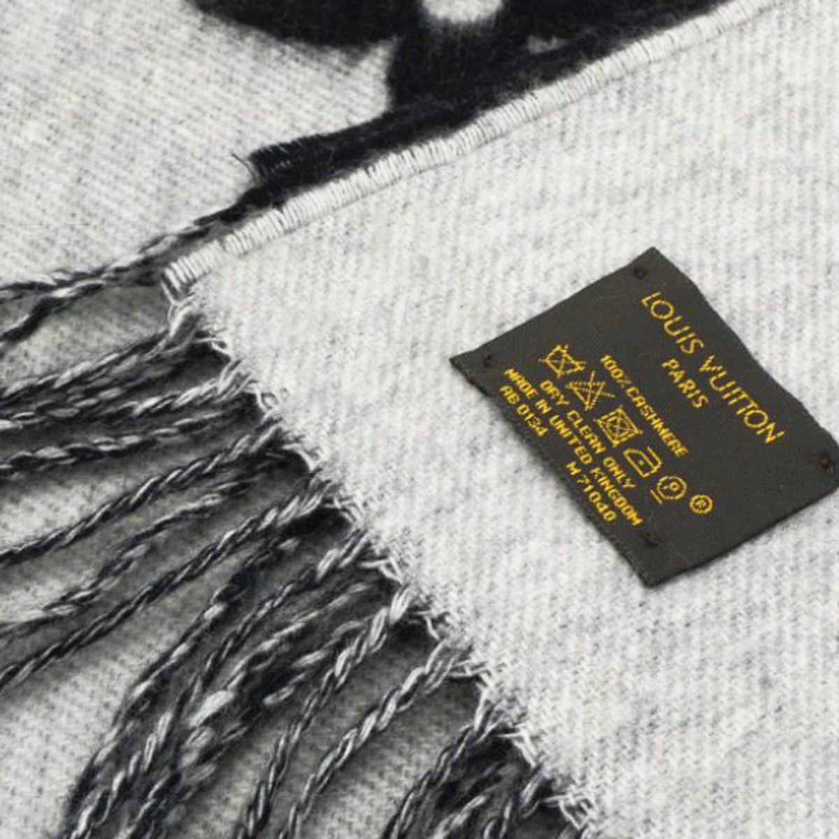 Louis-vuitton Reykjavik Scarf Cashmere Black