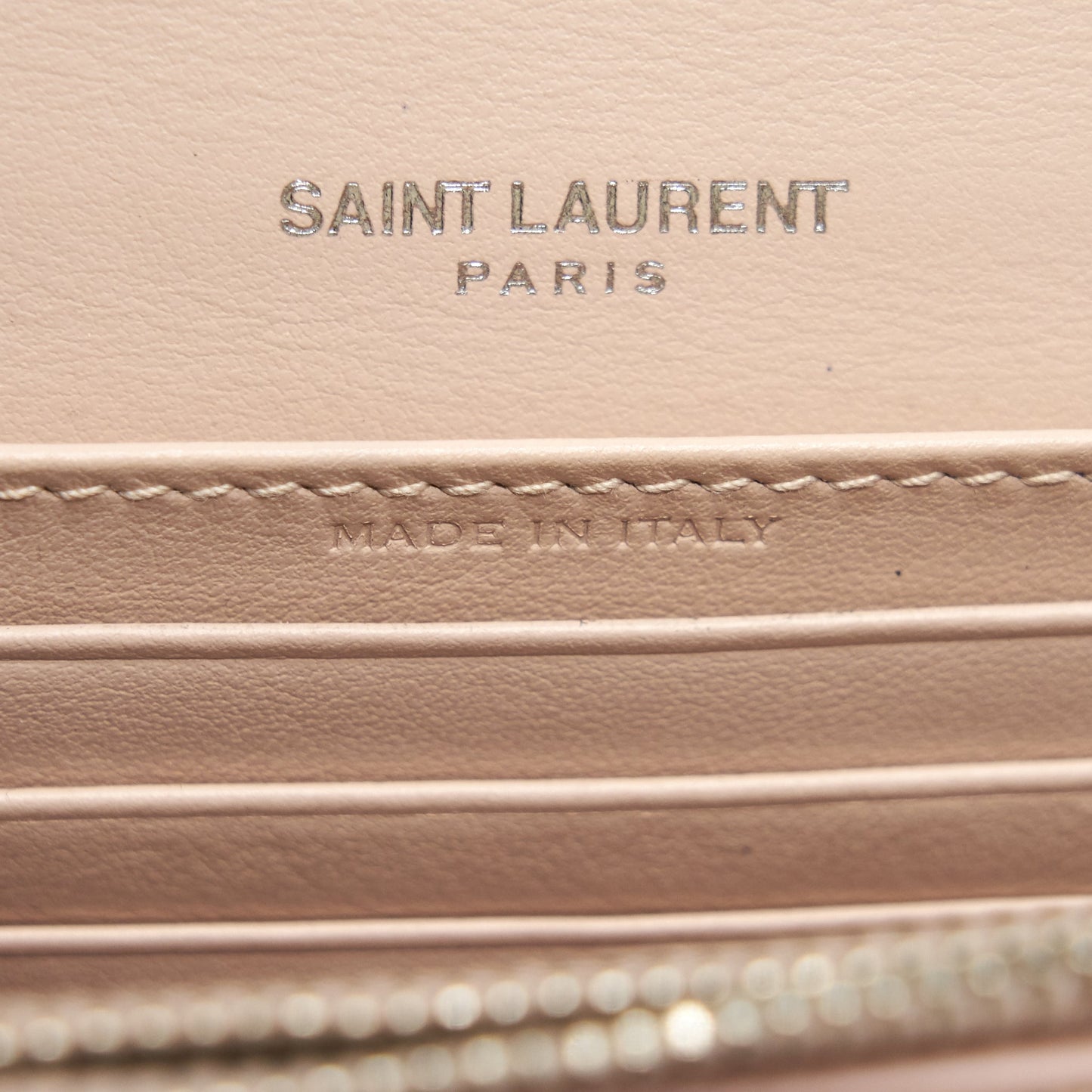 SAINT LAURENT /YSL Small Wallet on Chain PINK SHW