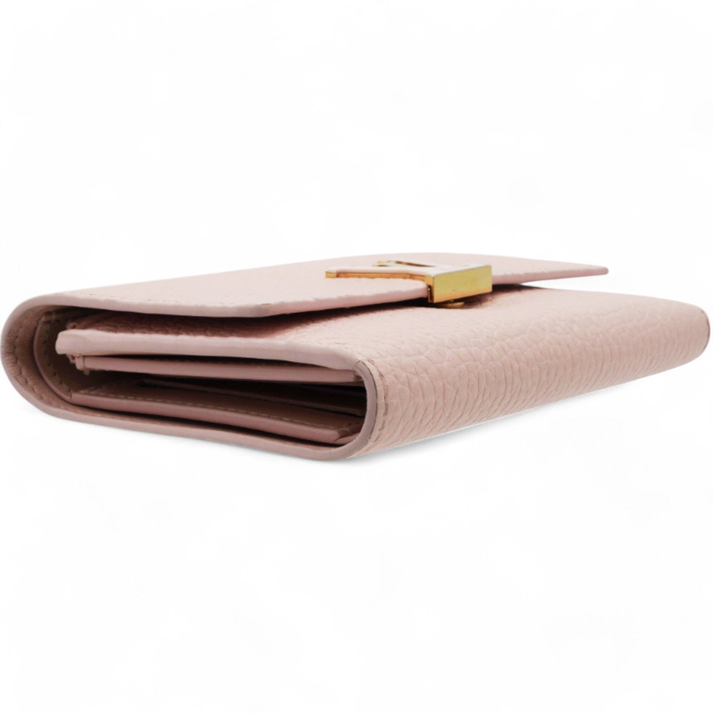 Louis-vuitton Capucines Compact Wallet Pink