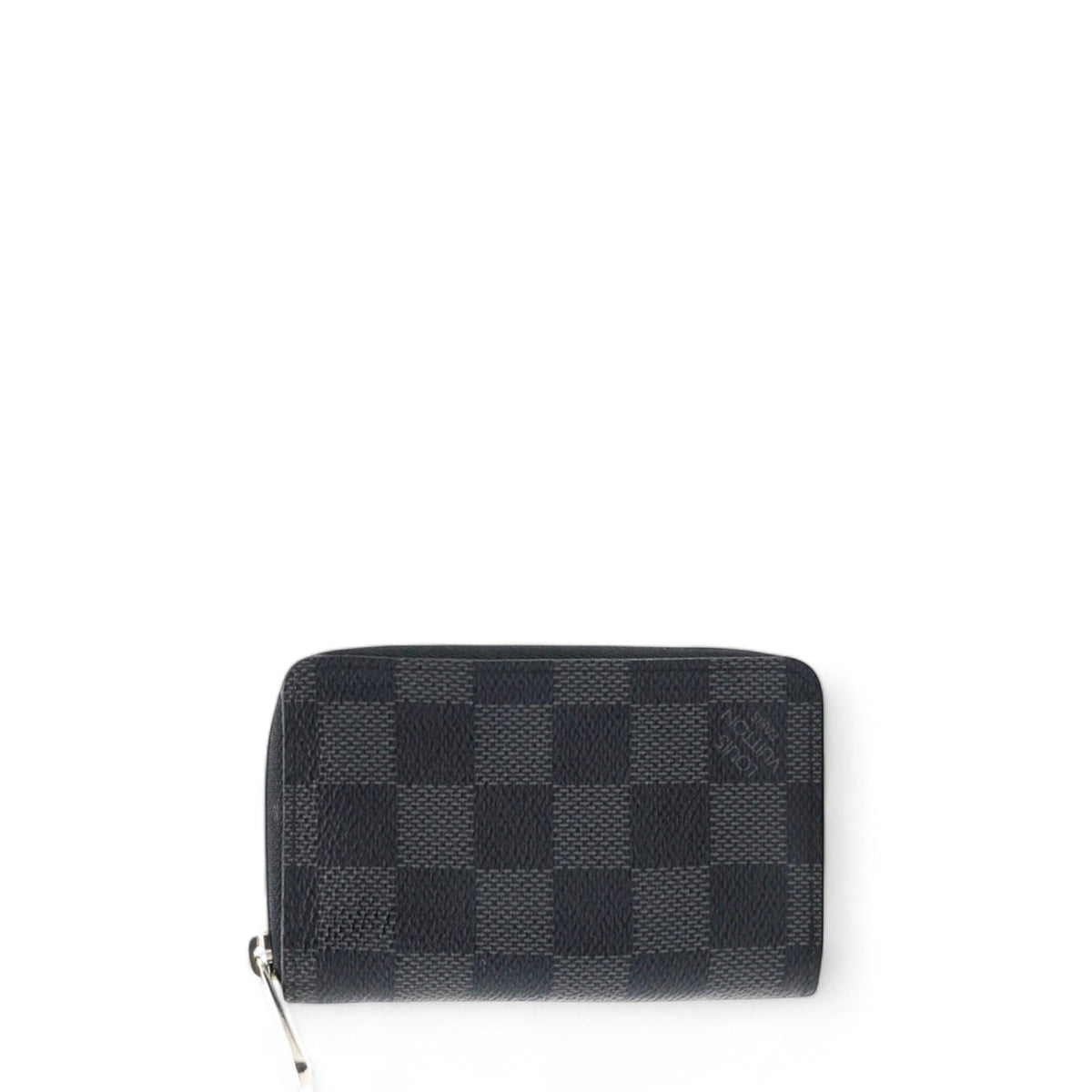 Louis-vuitton Damier Graphite Zippy Coin Purse Case