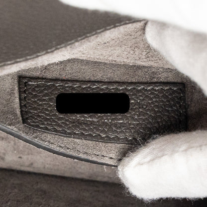 Saint Laurent/YSL Medium Sunset Bag Calfskin Grey SHW