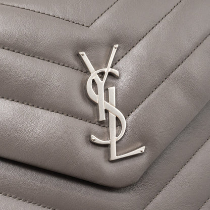 Saint Laurent/YSL Small Lou Lou Bag Calfskin Dark Grey SHW