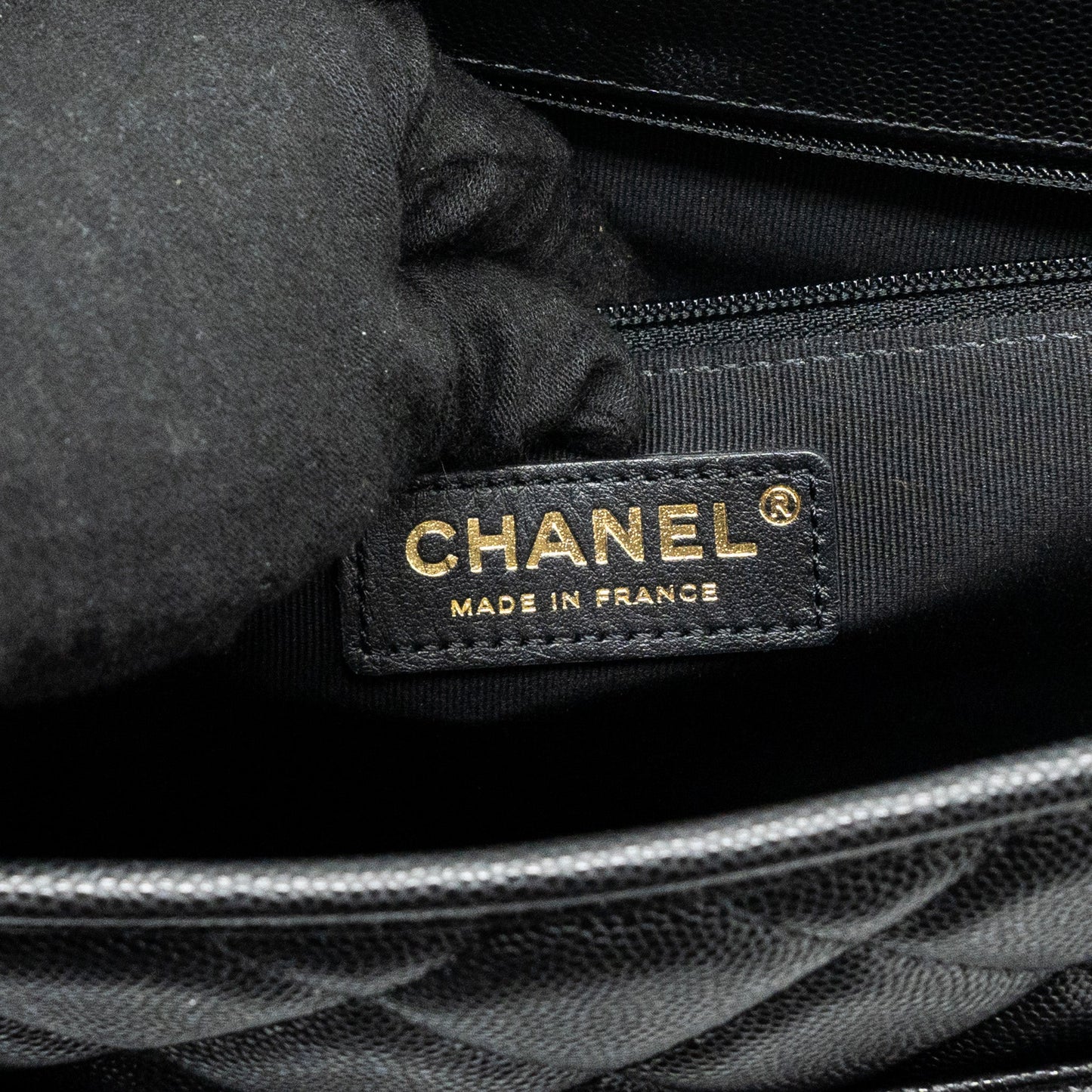 Chanel 22k Large Backpack Caviar Black GHW(microchip)