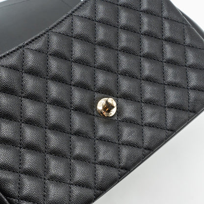 Chanel Envelop Flap Bag Caviar Black LGHW