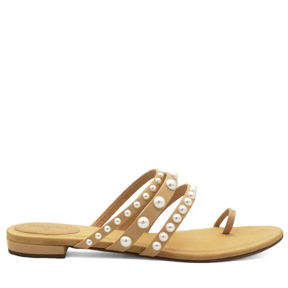 Lambskin Pearl Sandals 39