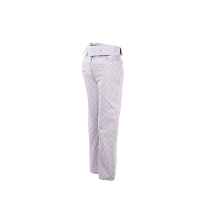 Chanel Size 34 20C Denim Jeans Cotton/Polyester Lavender