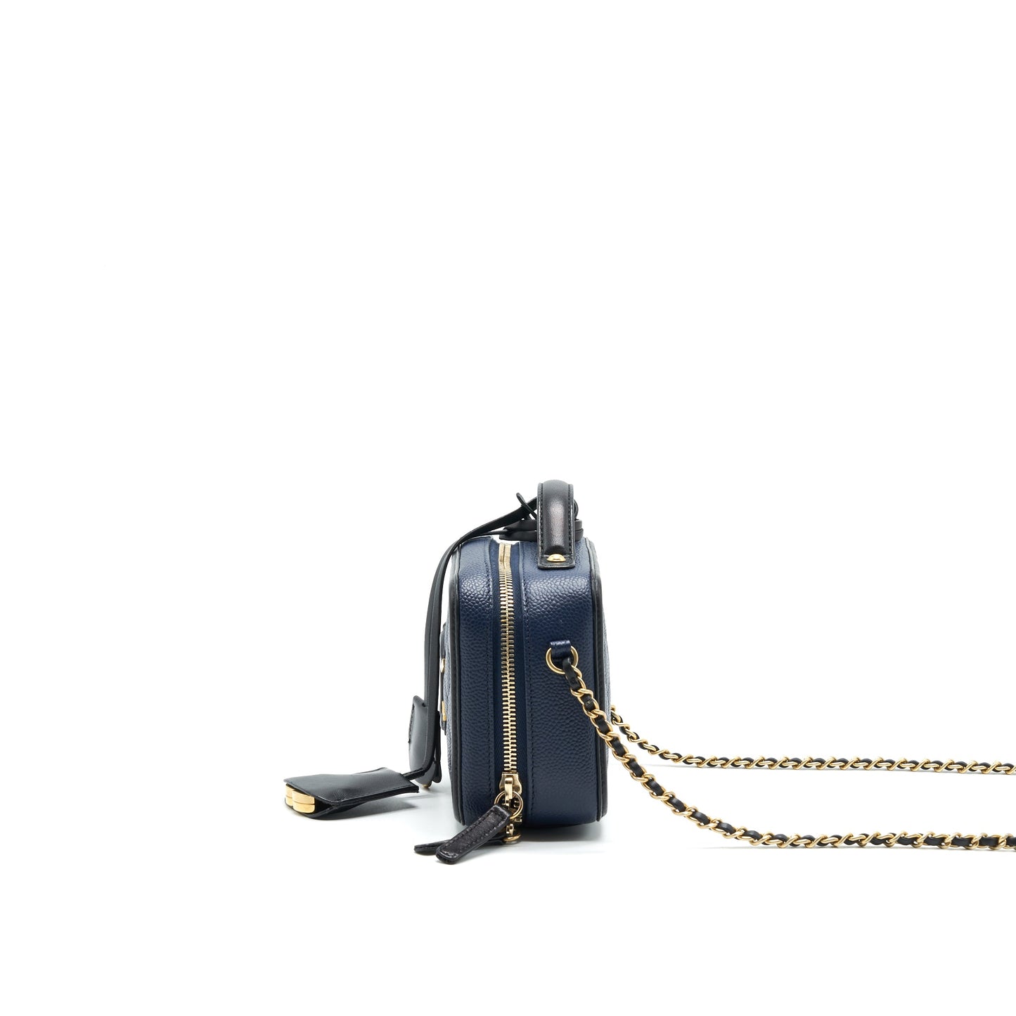 CHANEL VANITY CASE IN SMALL NAVY