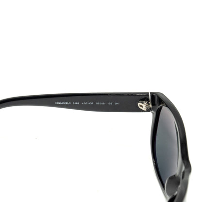 Chanel CC Logo Sunglasses Black