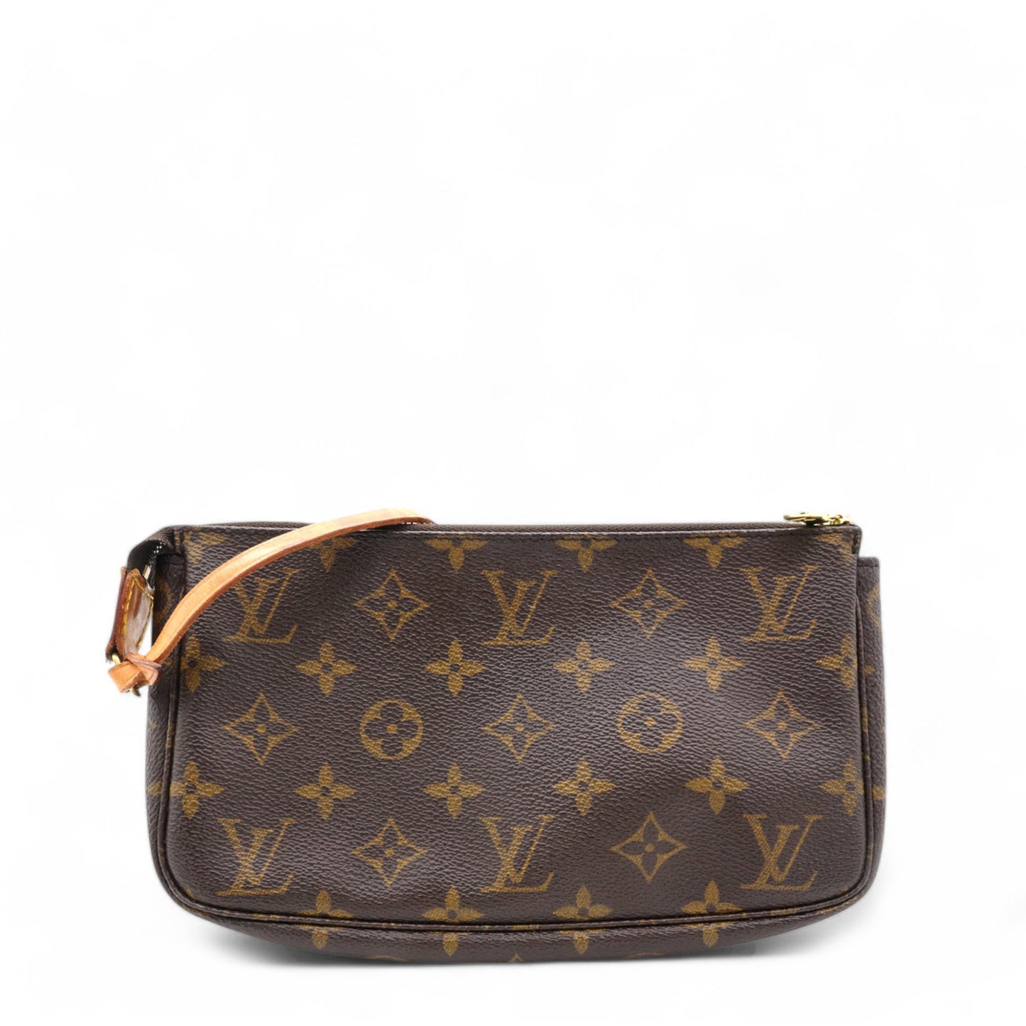 Louis-vuitton Monogram Pochette Accessories Brown