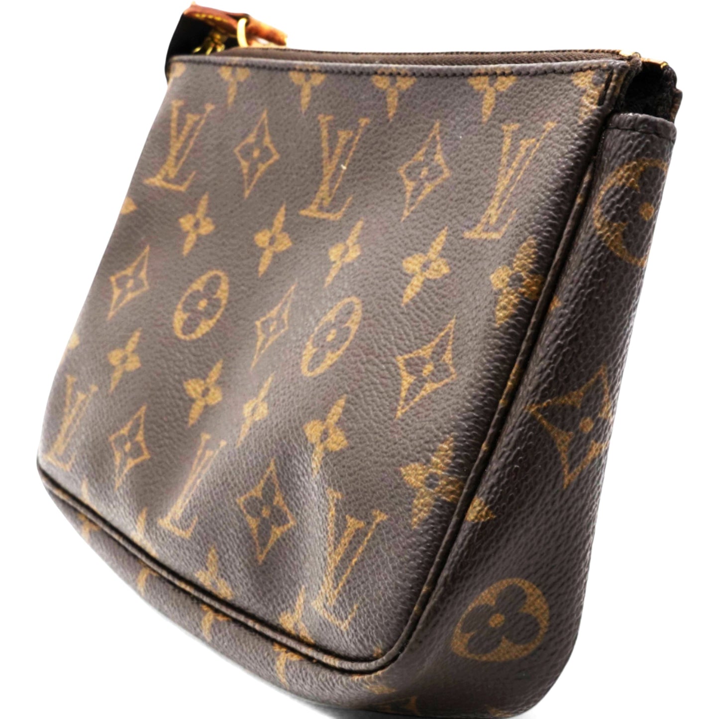 Louis-vuitton Monogram Pochette Accessories Brown