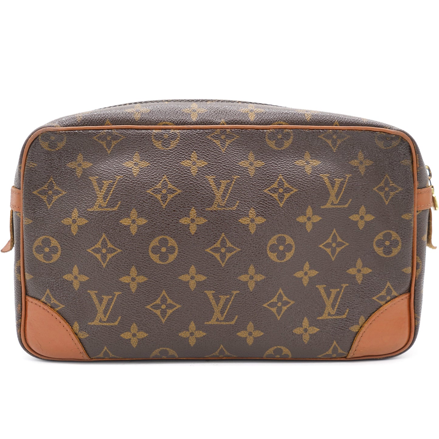 Louis-vuitton Monogram Compiegne 28 Leather Clutch Bag