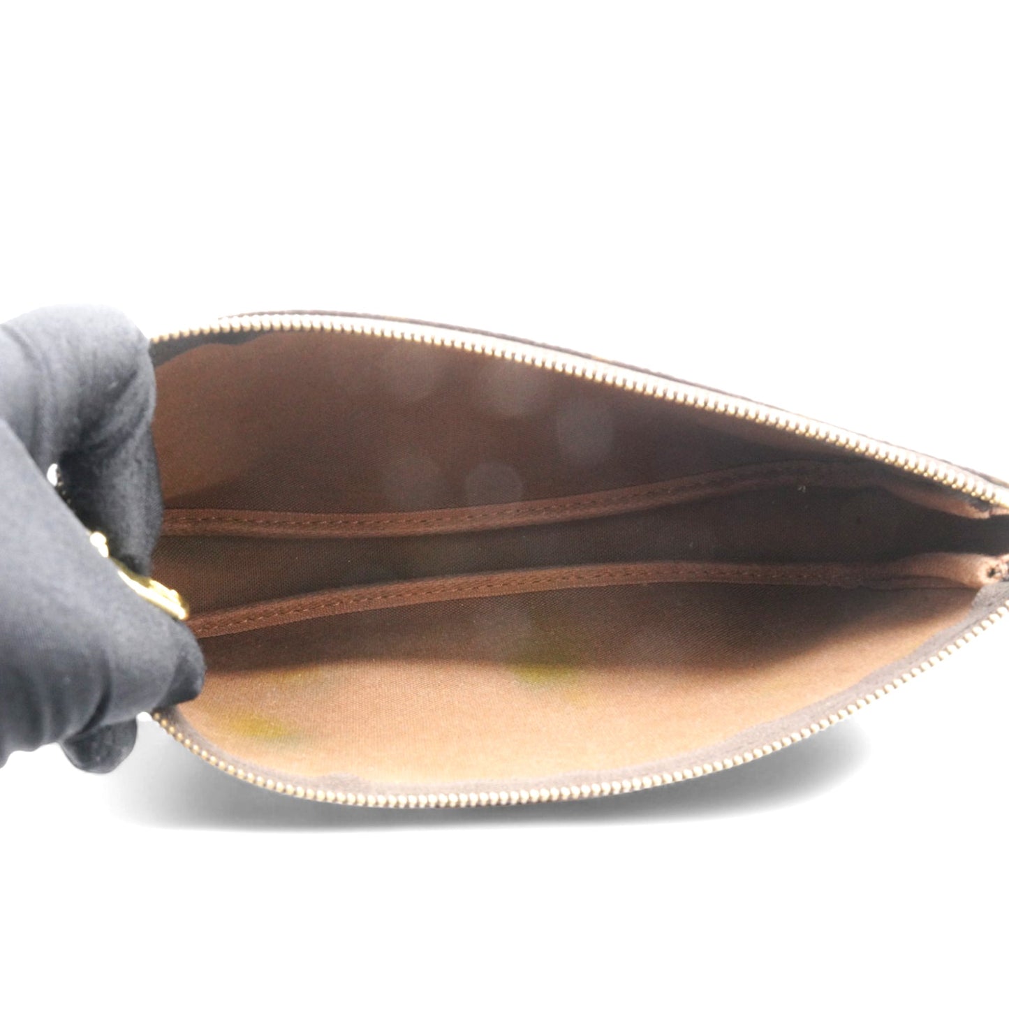 Louis-vuitton Monogram Pochette Accessories Brown