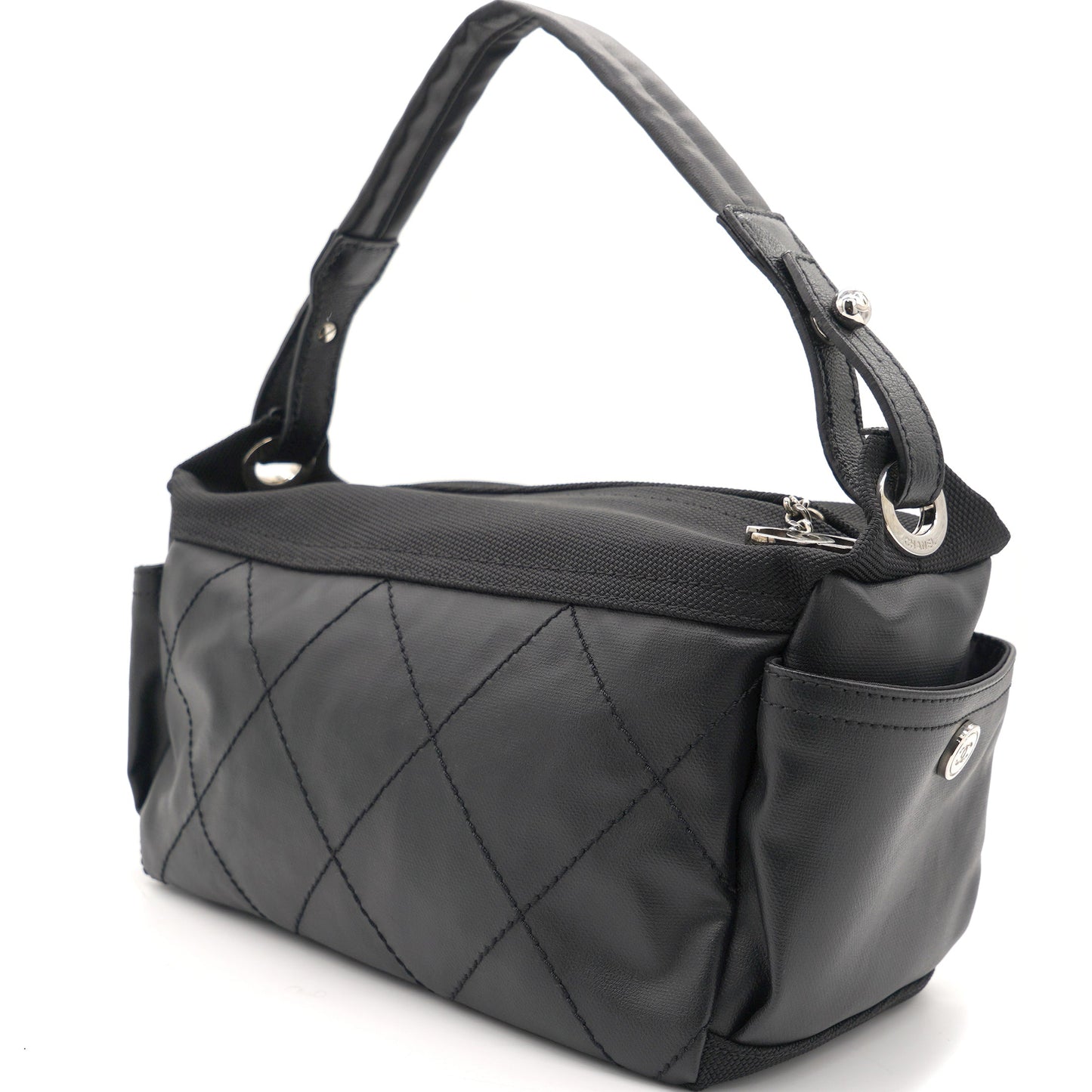 Black Canvas Paris-Biarritz Shoulder Bag